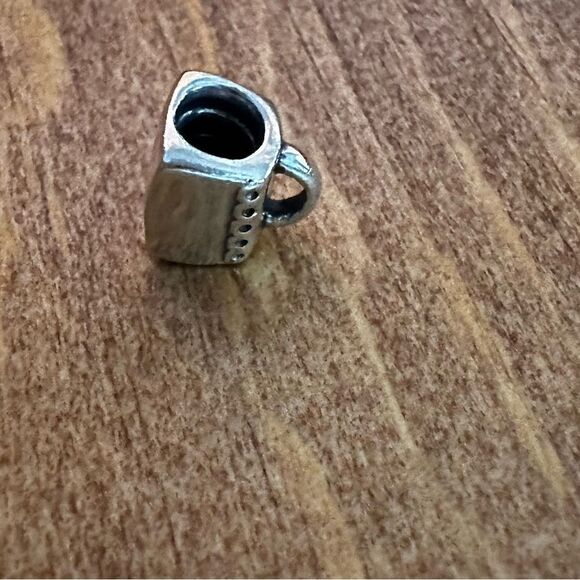 Pandora Handbag Satchel Purse Charm 925S with CZ Crystal Accent Retired - Picture 13 of 13